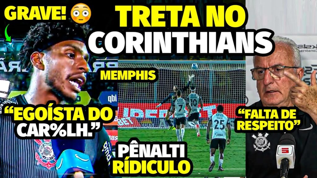 VEXAME! Hugo TIRA A MORAL de MEMPHIS Depay após pênalti RIDÍCULO e CRISE explode no Corinthians!"