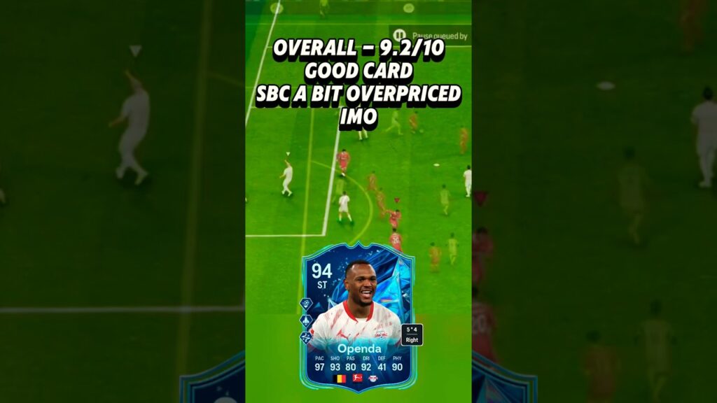 Luis Openda TOTS Honourable Mentions SBC review #opendasbcreview #fc25playerreview #opendatotsreview