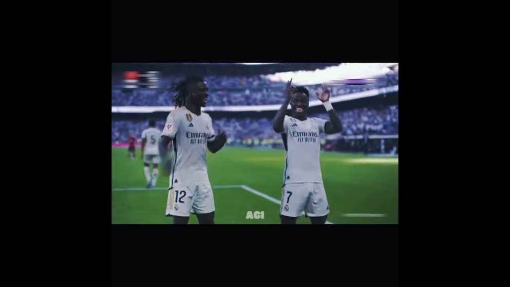 VINI JR X CAMAVINGA #football#dance #celebration #realmadrid #footballshorts #shorts #fyp  #ronaldo