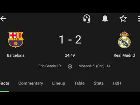 Thibaut Courtois Great Saves Today,Barcelona vs Real Madrid (1-2) All Goals and Extended Highlights