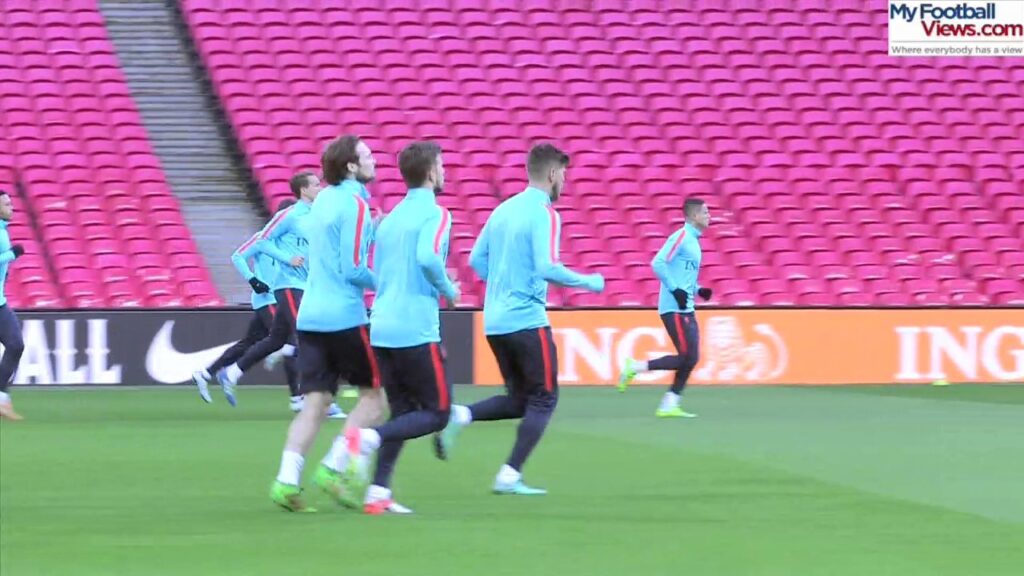 Daley Blind fully fit as he trains at Wembley