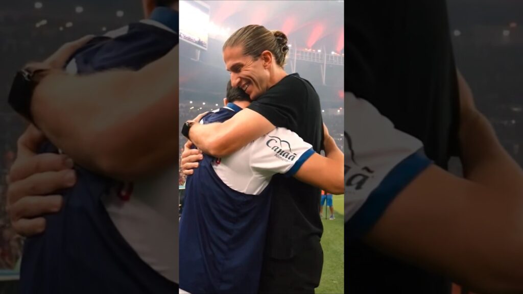 REENCONTRO DE FILIPE LUÍS E EVERTON RIBEIRO! ❤️🖤🥹