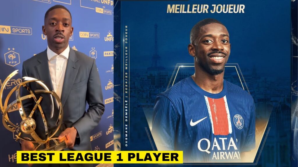 Ousmane Dembele Wins Best French League 1 Player 2024-25 Season