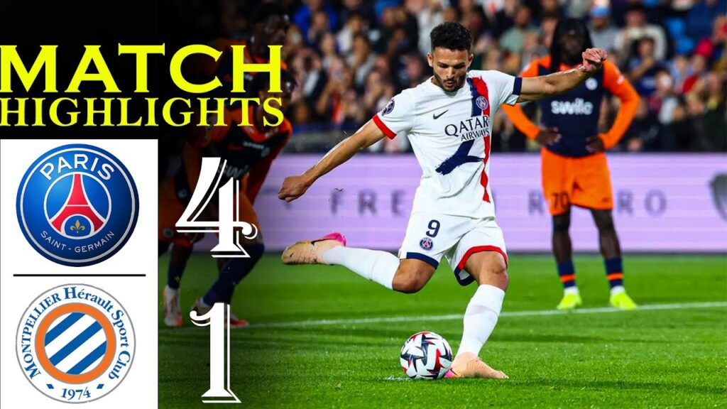 🔥 Gonçalo Ramos Hat-Trick Seals PSG’s 4-1 Victory Over Montpellier | Match Recap
