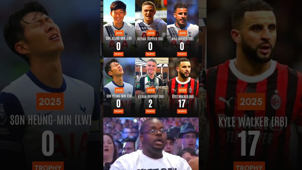 Even a right-back like Trippier has more trophies than Son…😭🥺