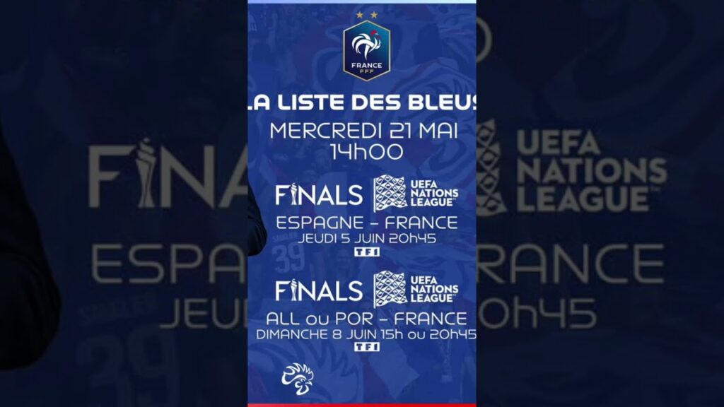 la liste de Didier Deschamps mercredi 21 mai a 14h