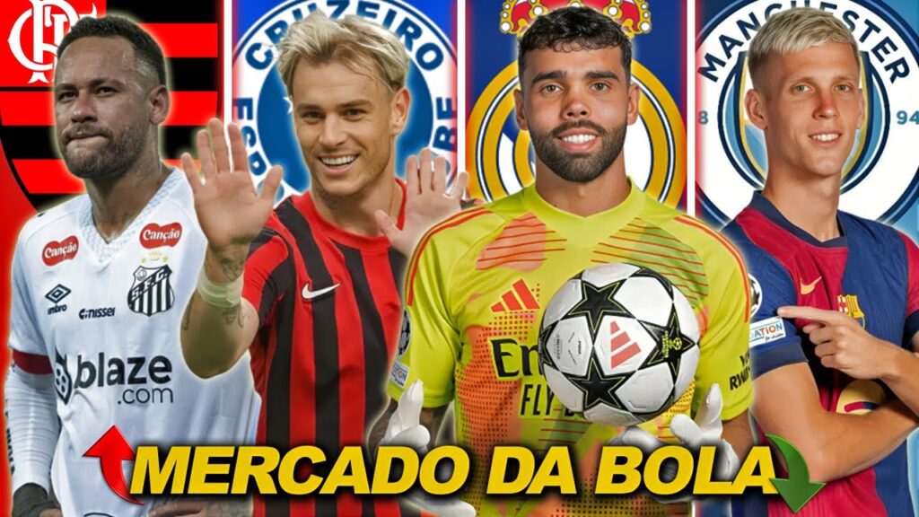 REAL MADRID QUER DAVID RAYA | NEYMAR OFERECIDO AO FLAMENGO | CITY TENTA DANI OLMO | ROGER GUEDES E+!