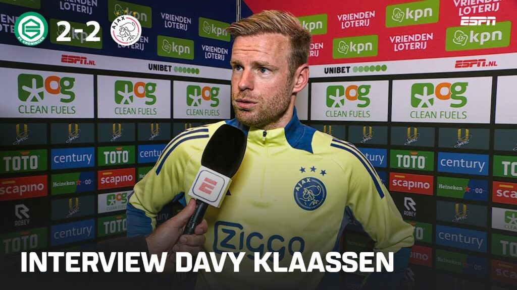 Davy Klaassen: "Ik ben TELEURGESTELD en kom hier staan, omdat het MOET" 😕 | Interview