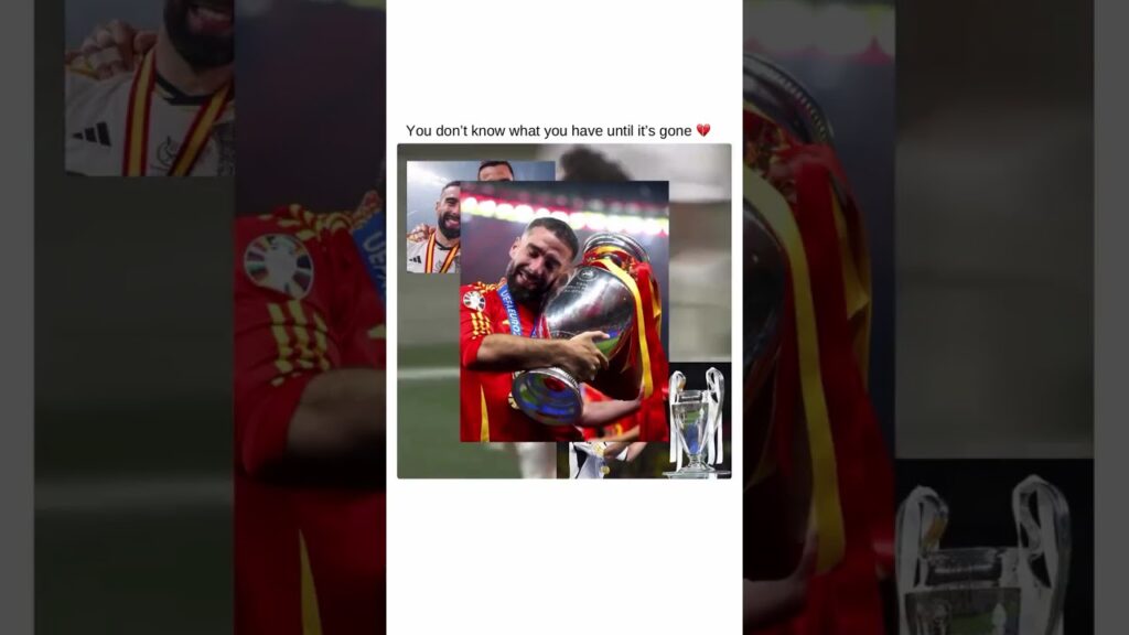 Dani Carvajal’s injury cost heavy for Real Madrid 🥲 #danicarvajal #carvajal #shorts