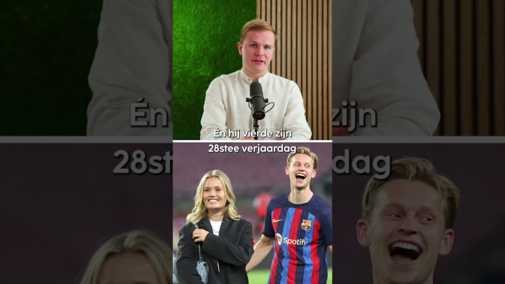 Frenkie de Jong en Mikky Kiemeney komen met heuglijk nieuws #frenkiedejong #fcbarcelona #voetbal