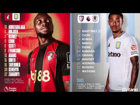 AFC Bournemouth VS Aston Villa - Premier League 2024/25 - BBC Radio 5 Live commentary