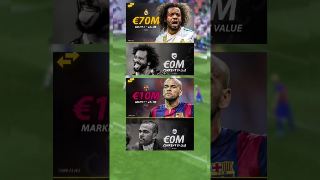 Marcelo & Dani Alves: From €70M to €0M! Shocking Market Value Drop