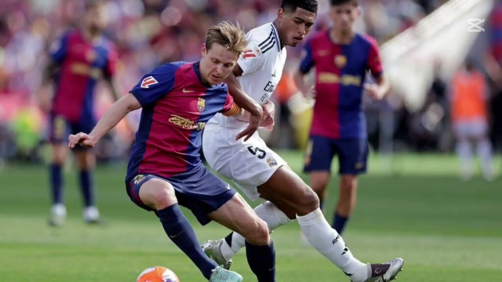Frenkie de Jong  vs Real Madrid! | Masterclass en El Clasico !#ElClasico #FrenkieDeJong #Barcelona