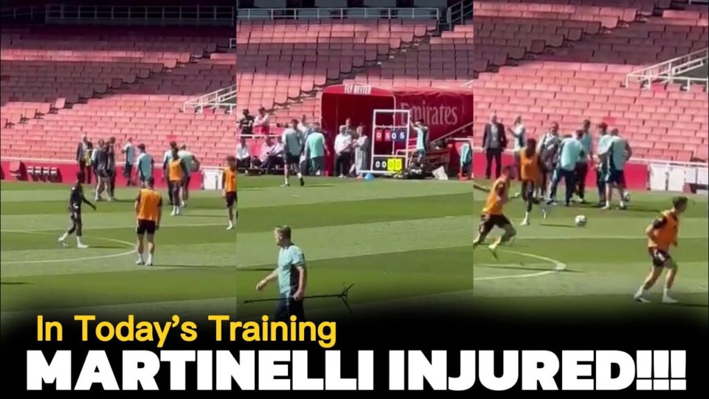 BREAKING! Gabriel Martinelli Leaves Arsenal Training Early Due To Injury Today