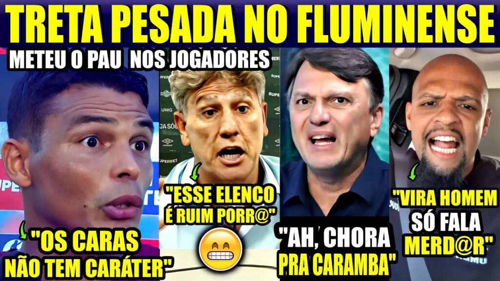 O ESCULACH0 AGRESSlV0 DE THIAGO SILVA QUE METEU O P4U E FEZ GRAVE ACUSAÇÃO APÓS VEXAME DO FLUMINENSE