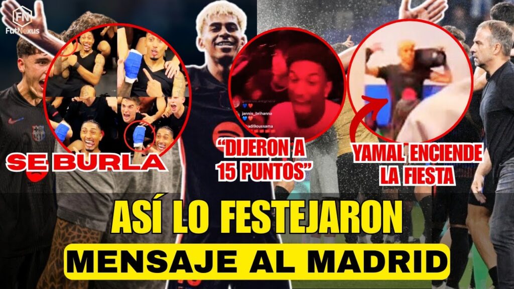 Así CELEBRÓ el BARÇA CAMPEÓN | RAPHINHA y BALDE se BURLAN del MADRID y YAMAL enciende el vestuario