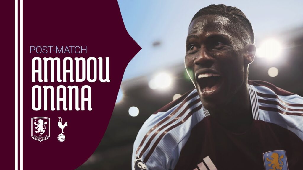 "THIS FEELS LIKE HOME" | Amadou Onana reaction after Spurs win