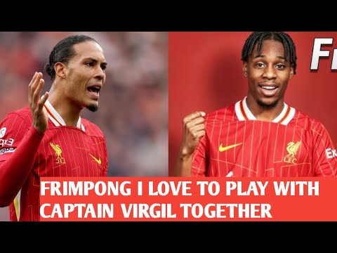 🔥Frimpong Visits Liverpool: A Reunion with Captain Virgil van Dijk✅