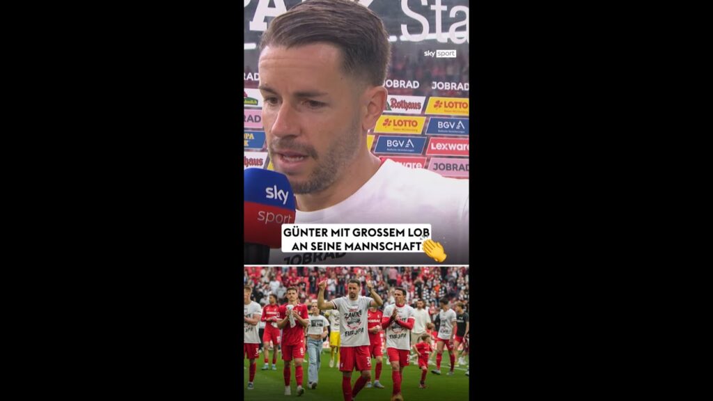 Günter lobt die Mannschaft