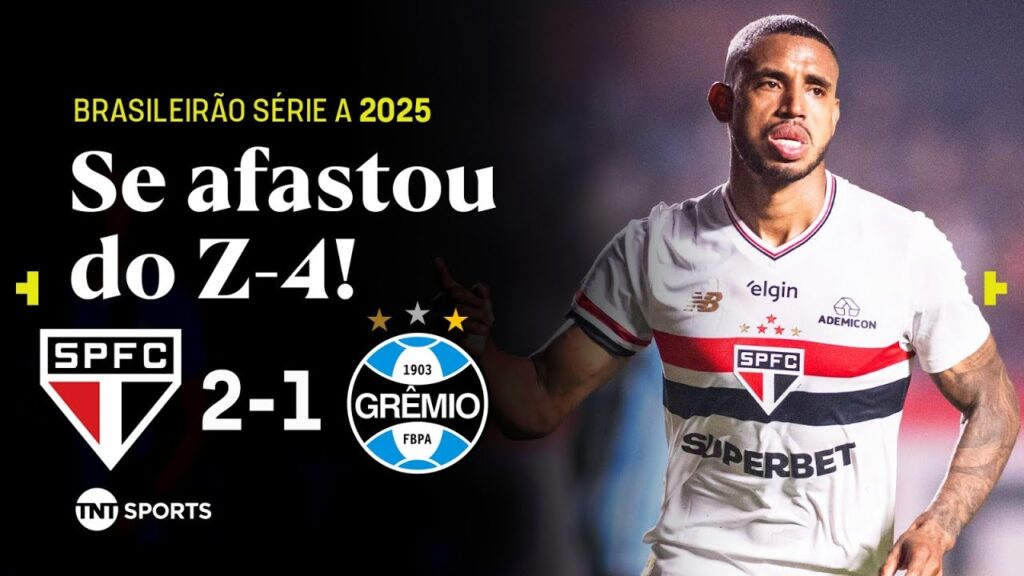 ANDRÉ SILVA MARCA DE PÊNALTI NO FIM E TRICOLOR PAULISTA VENCE DE VIRADA! SÃO PAULO 2X1 GRÊMIO