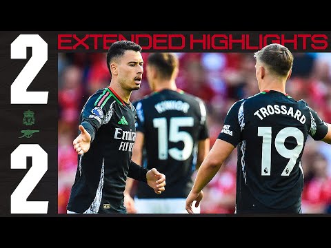 EXTENDED HIGHLIGHTS | Liverpool vs Arsenal (2-2) | Martinelli, Merino | EPL