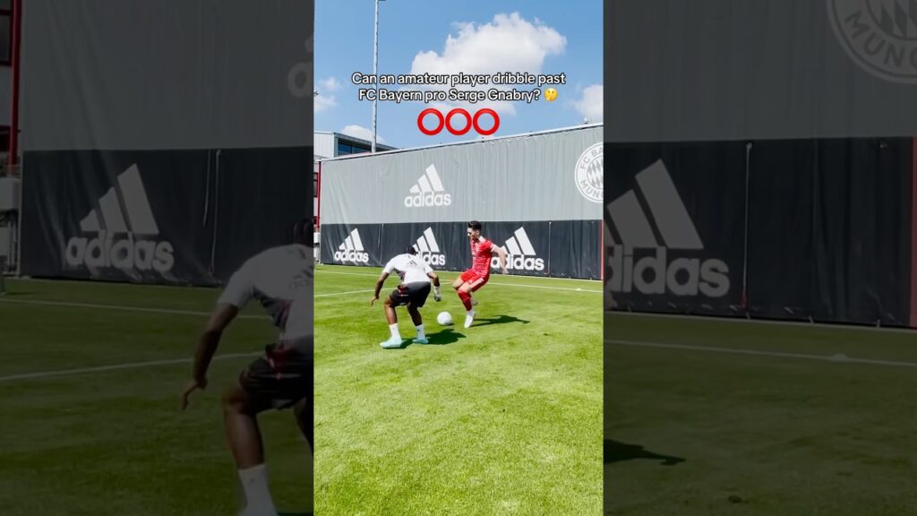 Kann ich Serge Gnabry ausdribbeln? 🤔 #fussball #football #soccer #repost