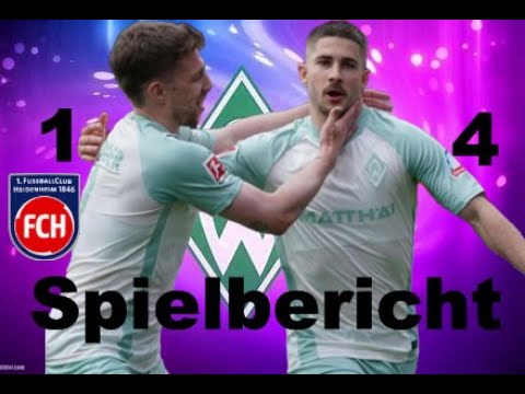 Werder Bremen verabschiedet sich gegen Heidenheim, am letzten Spieltag mit einem Kantersieg 1:4