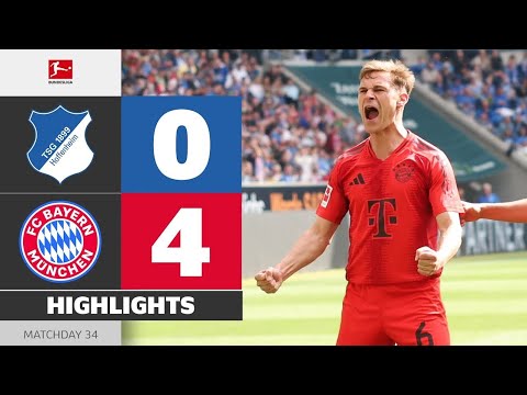 FC Bayern Munich vs Hoffenheim 4-0 | BUNDESLIGA HIGHLIGHTS⚽