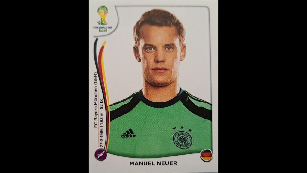 Manuel Neuer WM 2014 Team Deutschland Panini Sticker  #Welliswelt