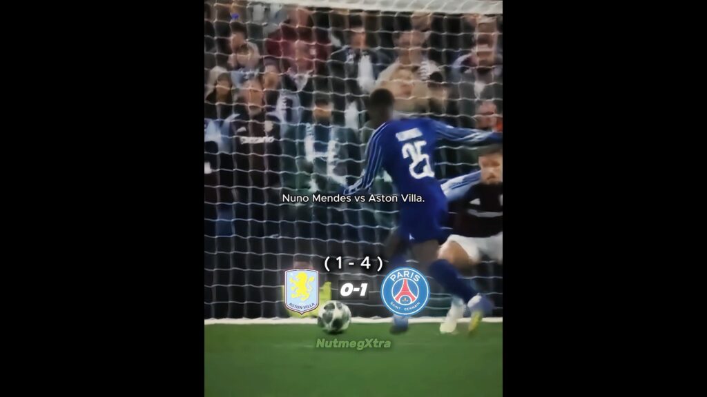 NUNO MENDES | ASTON VILLA VS PSG | MTG - RITMO ZELDA (SLOWED)