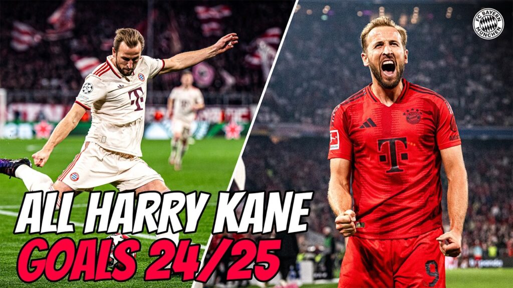 Harry Kane is the Bundesliga's back-to-back top scorer! 🏆 – ALL GOALS 2024/25