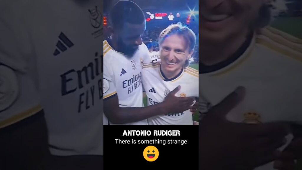 Antonio Rudiger 🤣 #antoniorudiger #realmadrid #football