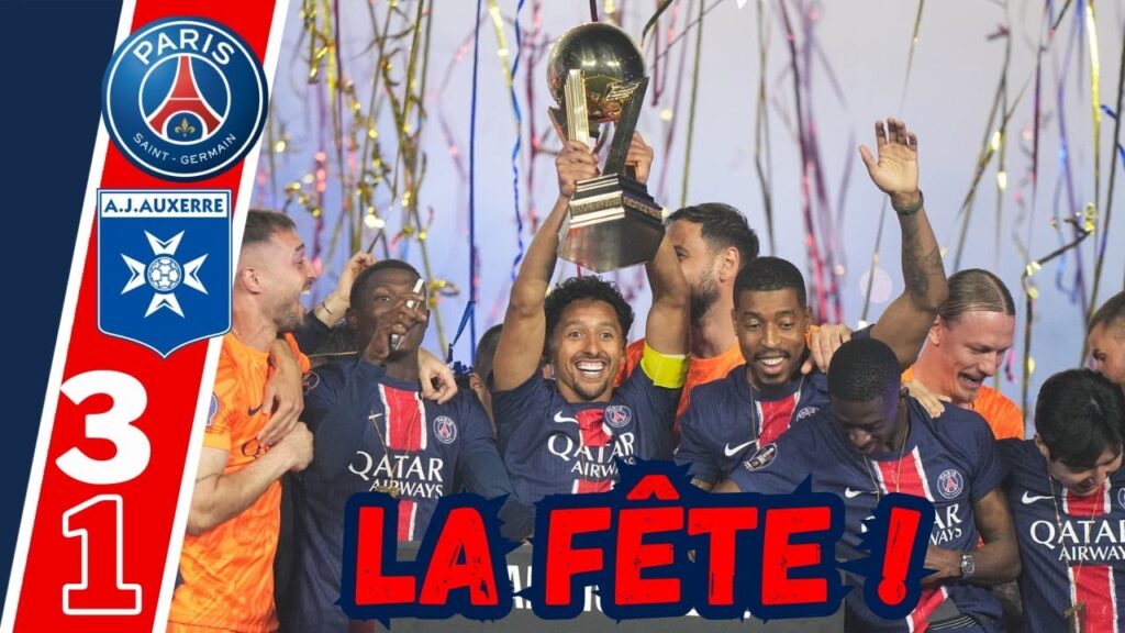🤩 CÉLÉBRATIONS ! PSG/Auxerre (3-1), Luis Enrique, BRAVO !🔴🔵