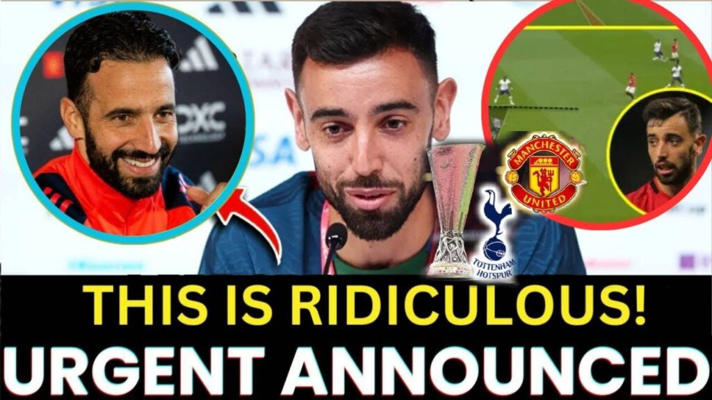 🔥OUT NOW!!🚨FERNANDES SENDS CLEAR MESSAGE TO TOTTENHAM BEFORE EUROPA LEAGUE FINAL! SURPRISE #manutd