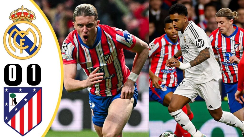 Conor Gallagher Goal  Real Madrid vs Atlético Madrid 0-1 | Champions League Goals & Highlights 🔥🤯