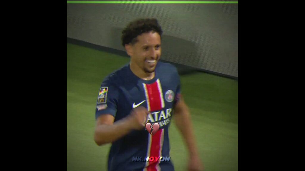 Marquinhos head shot goal🔥🇧🇷 #football #edit #fyp #viralvideo #trending #shorts #marquesinas #psg