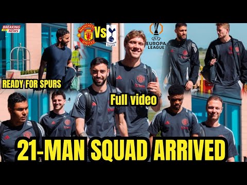 🚨JUST NoW🛑MAN UNITED 26-MAN SQUAD ARRIVED VS TOTTENHAM🔥YORO,DALOT,HEAVEN&ZARKIZEE BACK✅ManUnitedNews