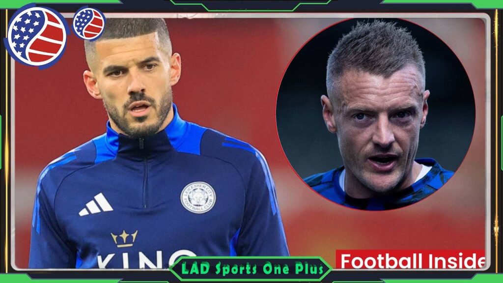 Jamie Vardy reacts to Leicester message from stunned Conor Coady