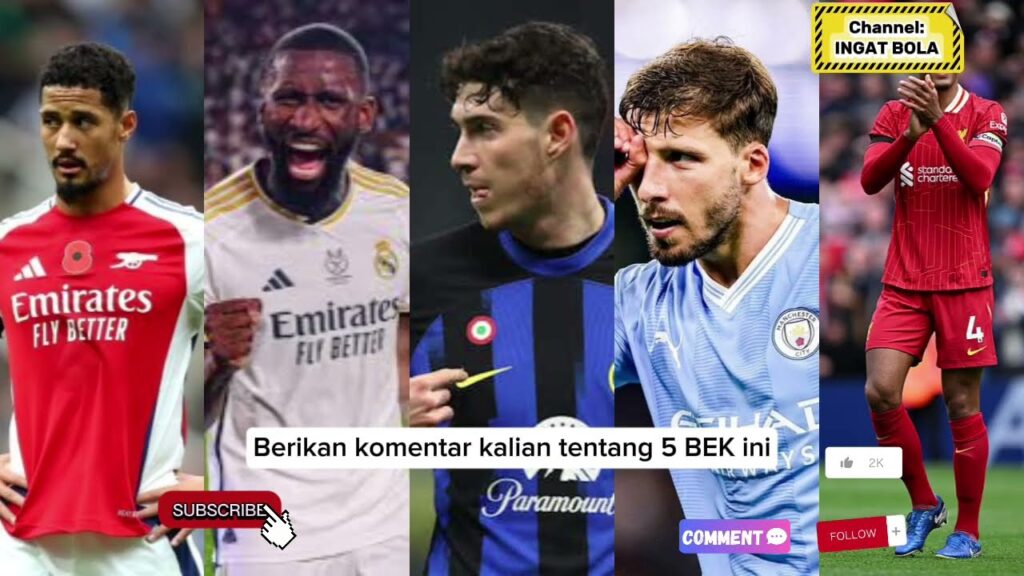 LIMA BEK TERBAIK DI DUNIA SAAT INI! MANA YANG LEBIH PANTAS? #beritabola #seputarsepakbola #football