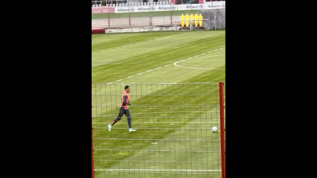 Jamal Musiala is working on his recovery at Bayern's training ground before the FIFA Club World Cup