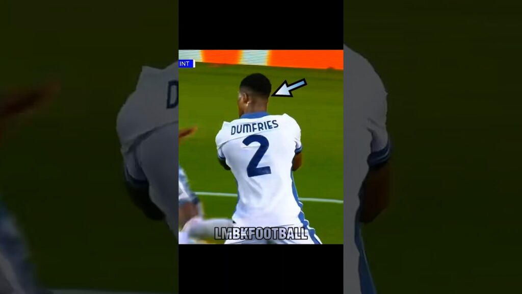 Denzel Dumfries Scores Screamer vs Barcelona! #shorts #football