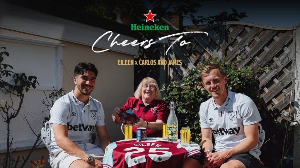 Carlos Soler & James Ward-Prowse Surprise Eileen ⚒️ | West Ham x Heineken | Cheers To | Episode 4
