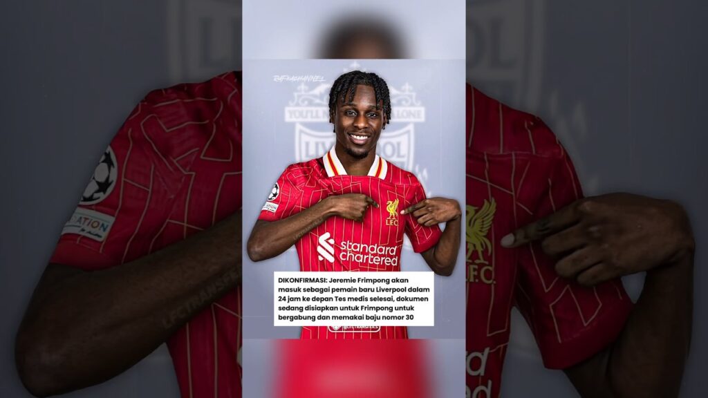 jeremie frimpong resmi ke liverpool ⁉️ #shorts #liverpool