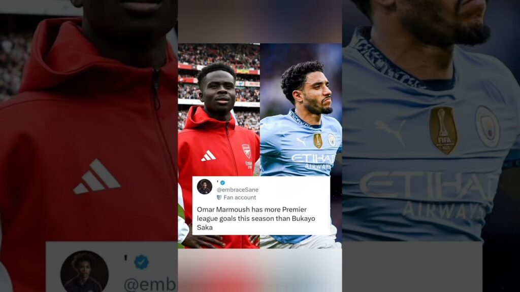 😱Omar Marmoush vs. Bukayo Saka |Arsenal Fans Won’t Believe This🤯🔥 #football #arsenal #mancity #saka