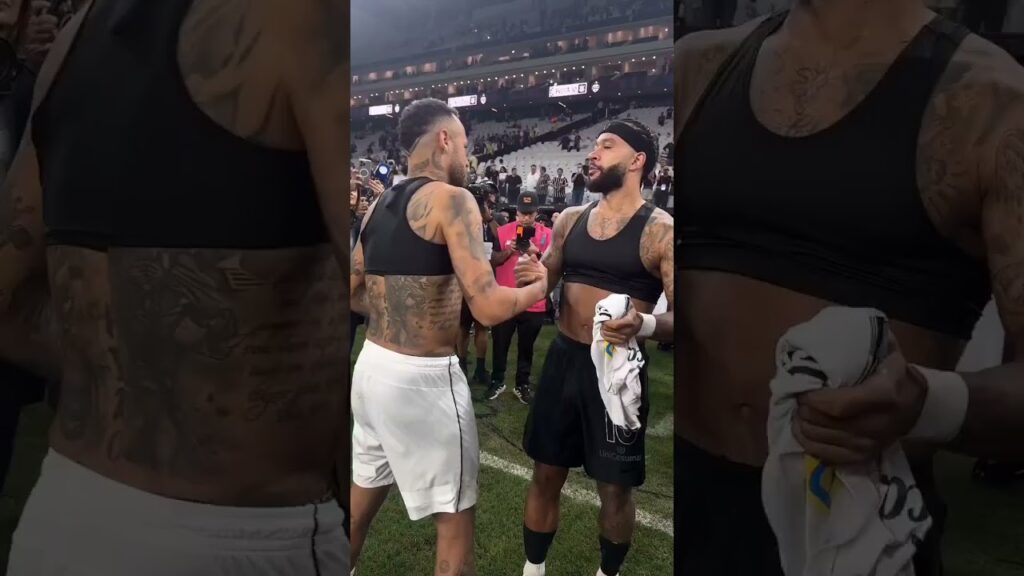 🤜🤛 ¡El reencuentro de Neymar y Memphis Depay! | Telemundo Deportes