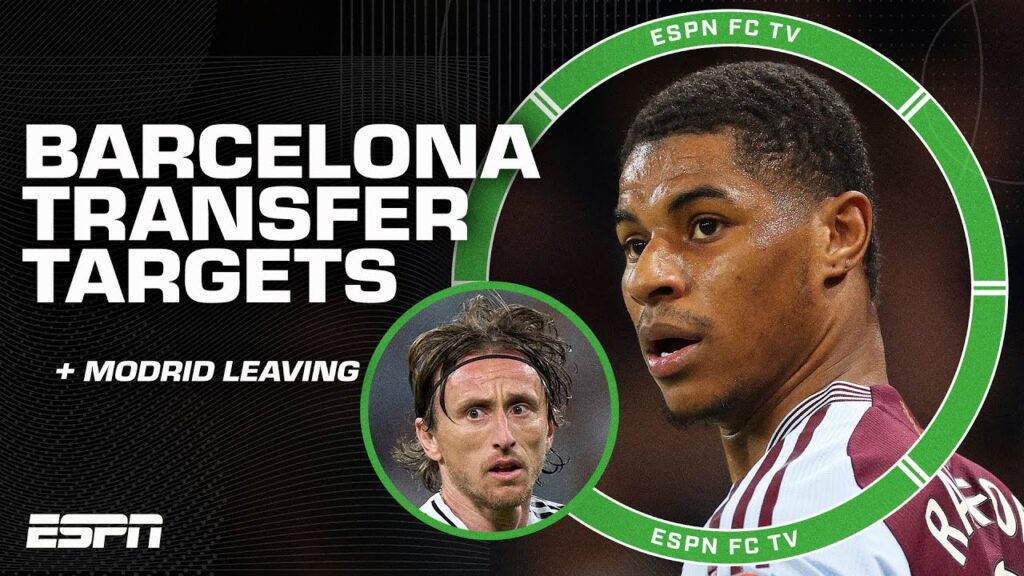 LALIGA transfer talk: Barcelona likes Marcus Rashford + Luka Modric to LEAVE Real Madrid | ESPN FC