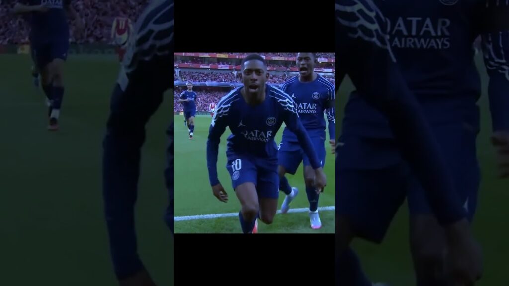 Ousmane Dembélé scores against Arsenal..🤯🔥 #shoot #arsenal #psg #football #goals #ronaldo Ousmane Dembélé scores against Arsenal..🤯🔥 #shoot #arsenal #psg #football #goals #ronaldo