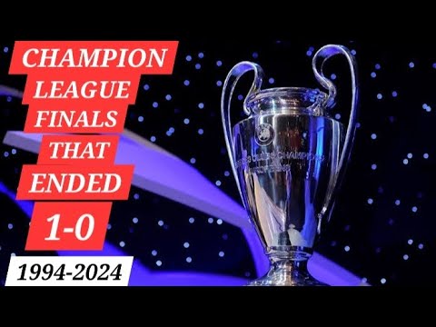 UCL: SIX TOUGHEST FINALS THAT ENDED 1-0. (1994-2024) #uclfinal