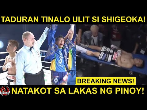 IBF world champion Pedro Taduran TINALO ulit si Shigeoka sa Japan! Stretcher ang BAGSAK!