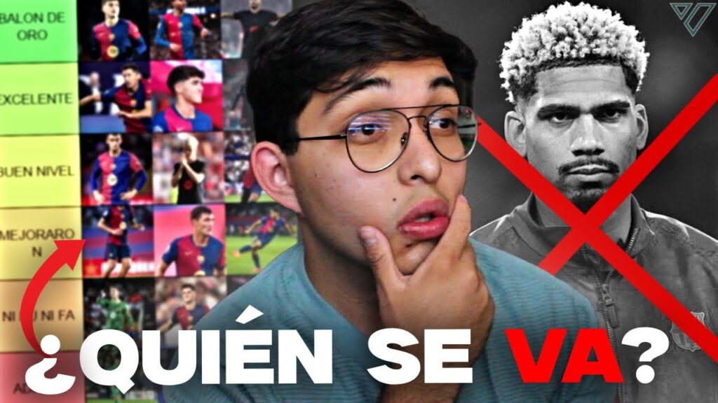 ¿QUIÉN debe IRSE y QUIEN SE QUEDA del BARCELONA?... Tier List del BARCELONA 2024/2025